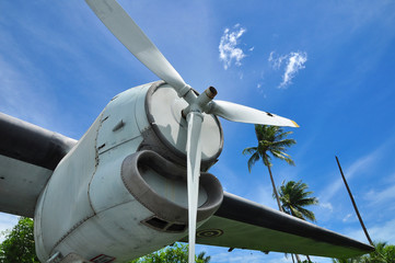 Propeller of transport airplane