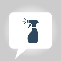 wiping sprayer tool vector icon