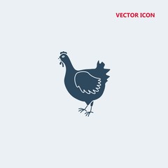 chicken vector icon