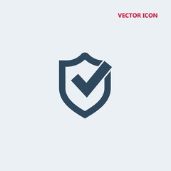 best protection shield vector icon