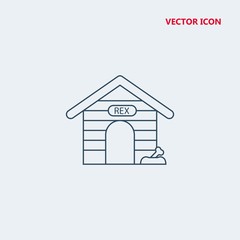 dog house vector icon