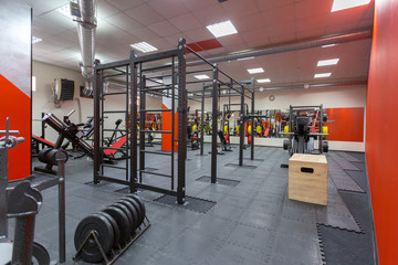 Equipments in the gym