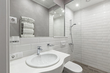 bathroom of the hotel rooms