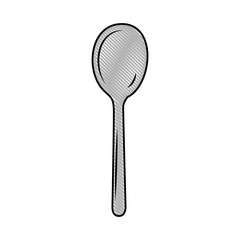spoon cutlery isolated icon vector illustration design