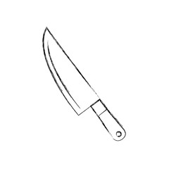 kitchen knife cutlery icon vector illustration design