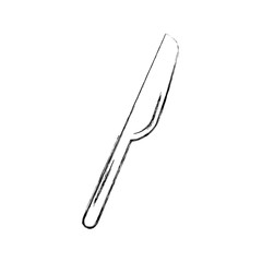 kitchen knife cutlery icon vector illustration design