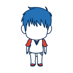 boy anime male manga cartoon comic blue hair