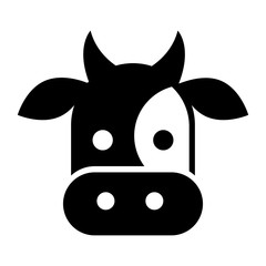 cow head isolated icon vector illustration design