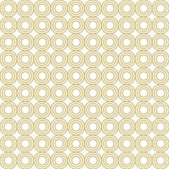 Seamless geometric vector pattern with concentric circles