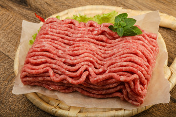 Minced beef meat