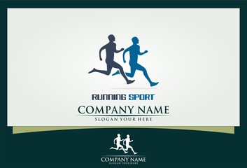 running sport logo