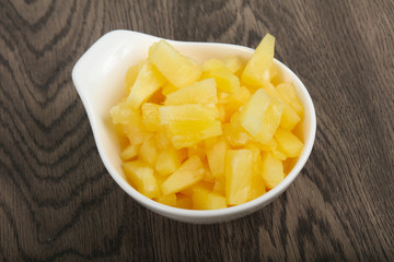Canned pineapple
