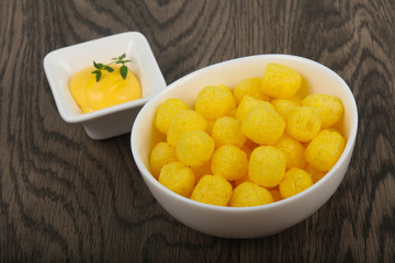 Cheese corn balls