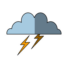 Brainstorm creative idea flat design icon.