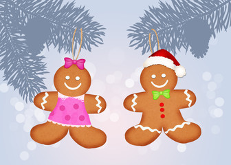 pair of ginger little man