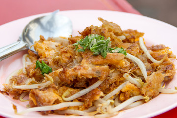 Crisp fried oyster pancake