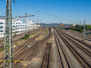 Fototapeta na wymiar Bamberger Bahnhof