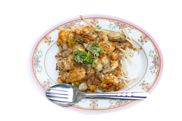 Crisp fried oyster pancake