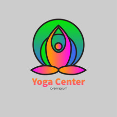 Logotype yoga center