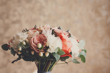 Wedding flowers, floral decor, bridal bouquet
