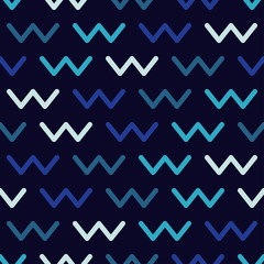 Seamless vector background with abstract geometric pattern. Zigzag texture. Textile rapport.