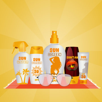 Various sunscreens