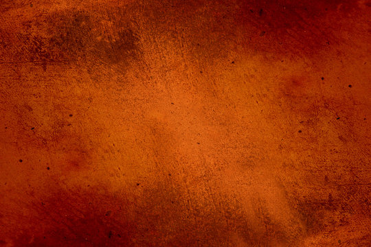 Red And Brown Background, Plain Red  Background From The Wall