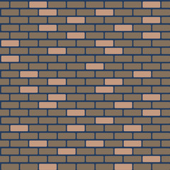 Cartoon brick wall background. Brick wall texture background