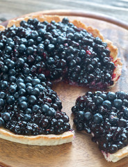Blueberry tart