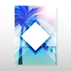 Summer Colorful Poster / Flyer Vector Illustration. Can be use Party Flyer
