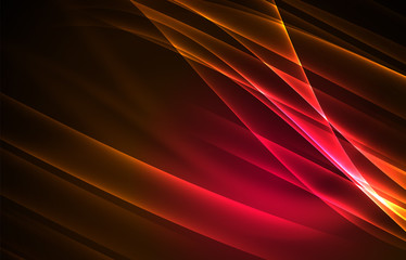 Fototapeta premium Vector polar lights concept background