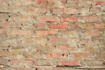 Brick texture with scratches and cracks