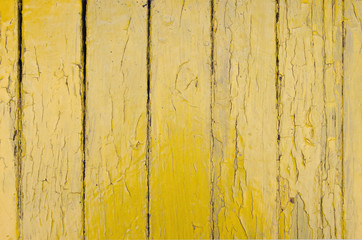 Obraz premium rustic yellow paint wood