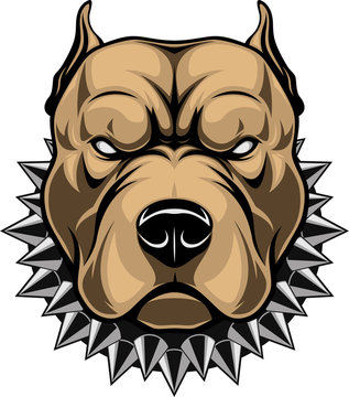 Sketch Outline of Hyper Realistic Black Pitbull on Blank Background ·  Creative Fabrica