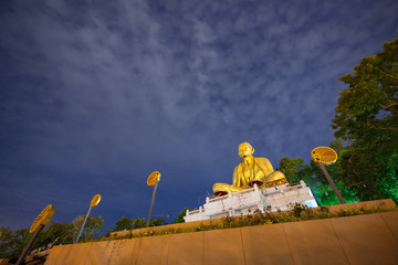 Wat Lamphun Doi ti. Big Buddha built in approximately 2011 to the attraction of Lamphun,Thailand