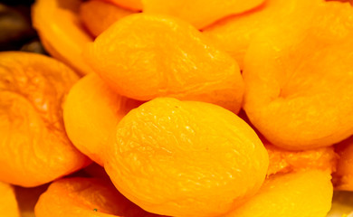 Dried fruits, dried apricots
