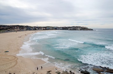 Morning view of Bondi beach, Sydney Australia