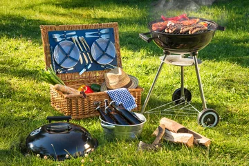 Gordijnen Barbecue picnic © Alexander Raths