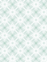 seamless damask pattern in blue. Vintage ornament. background for wallpaper, printing on the packaging paper, textiles, tile.