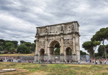 Naklejka na ściany i meble Arco di Costantino - Roma