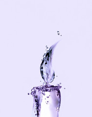 Violet Water Candle 