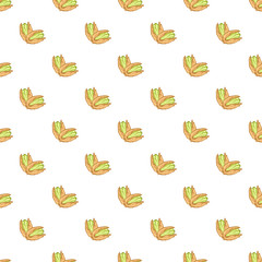 Pistachio texture nuts seamless pattern ruit nutrition organic vegetarian pistachionuts appetizer vector illustration