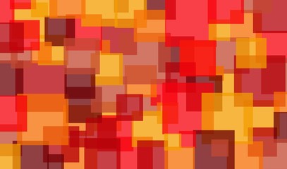 Hintergrund mit Quadraten rot orange braun
