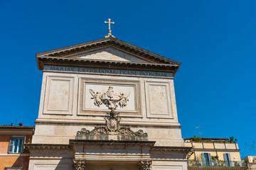 Fototapeta na wymiar old church at rome, italy