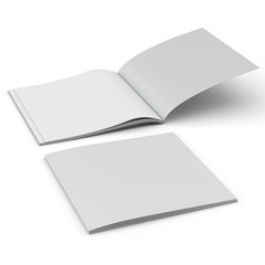 square brochure book magazine template