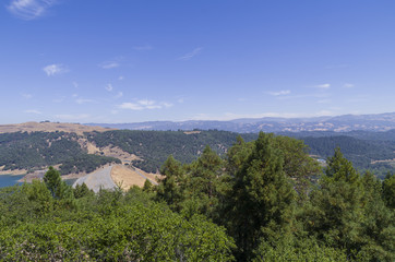 Lake Sonoma in northern Sonoma County provides drinking water and a recrational area.