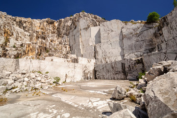 Carrara Cave i Marmo - obrazy, fototapety, plakaty