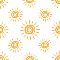 Sunny repeating texture in yellow colors.