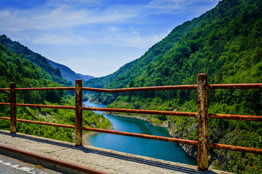 Valvestino See am San Rocco Pass