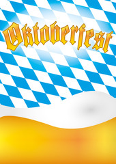 Oktoberfest Plakat Hintergrund